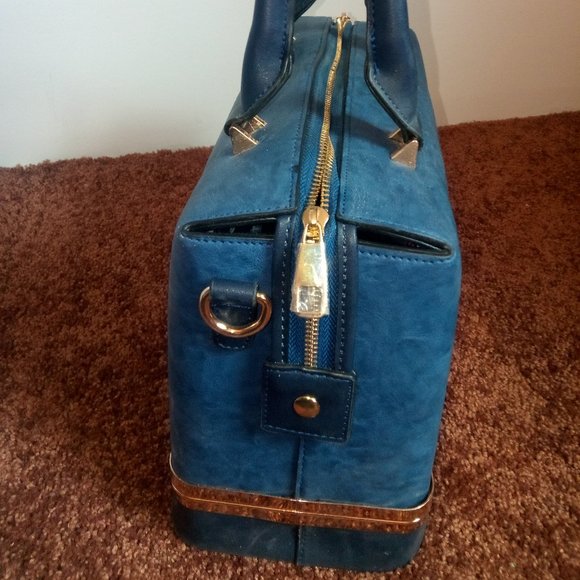 Blue on blue women's bag/purse - Picture 11 of 16